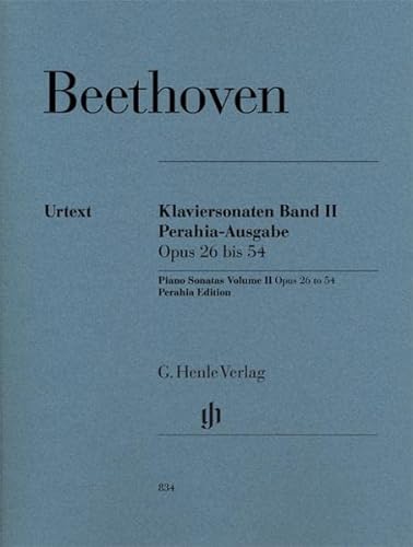 Klaviersonaten Band II, op. 26-54, Perahia-Ausgabe: Instrumentation: Piano solo (G. Henle Urtext-Ausgabe)